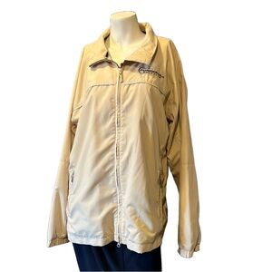 Vintage Sun Ice Zip Up Windbreaker Golf Jacket - Beige . XL